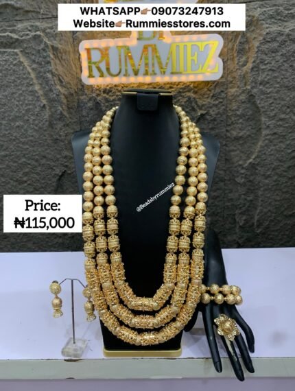 GOLD ACCESSOIRES SET