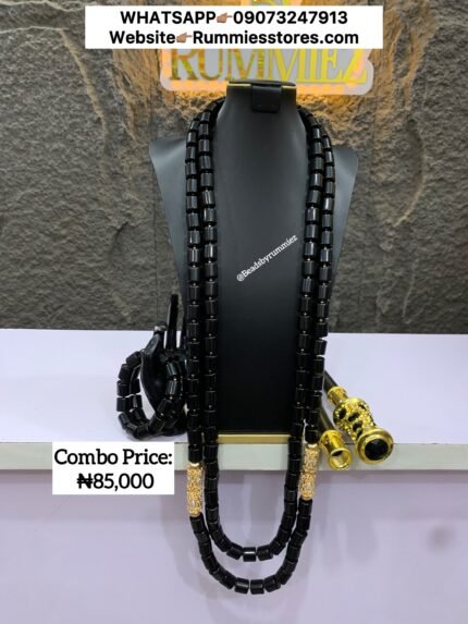 MALE BLACK BRAZILIAN SET AND STICK