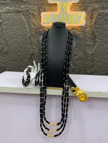 BLAVK CRYSTAL SET WITH ACCESSORIES